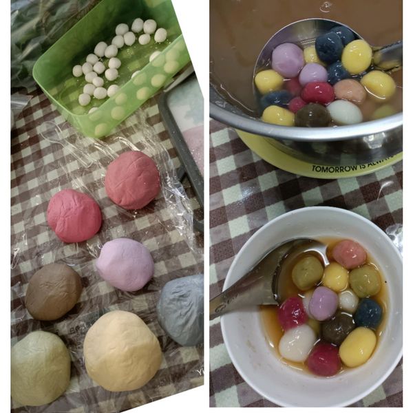 金喜雙色湯圓(純素) : Ying一起做