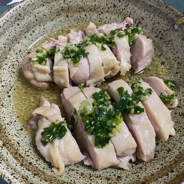 蔥油嫩雞【電鍋版】 : Mao Jiang一起做