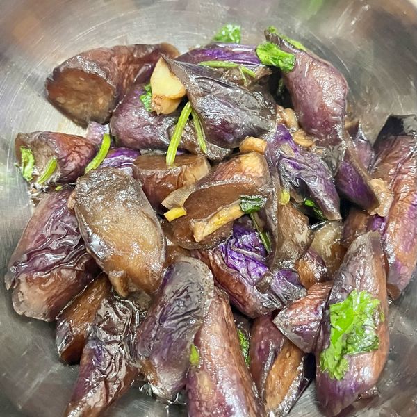 青蔥醬燒茄子 : Yi-ting Huang一起做