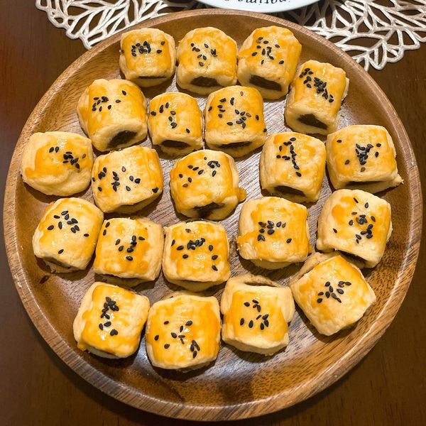 豆沙一口酥：00 一起做