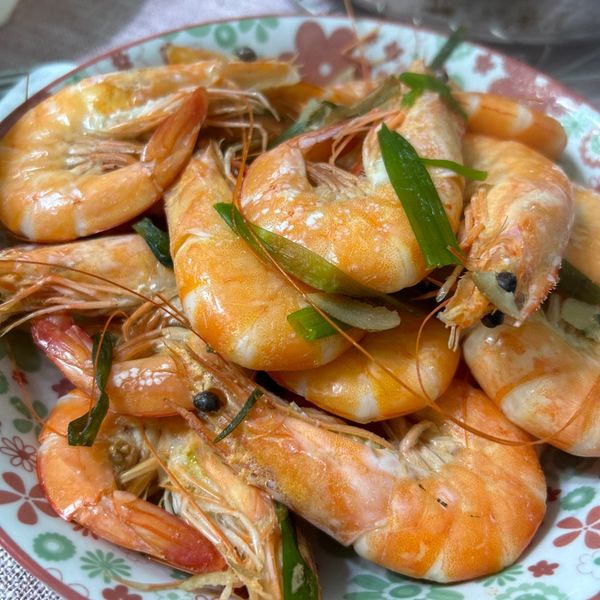 燙白蝦 : 王育婷一起做