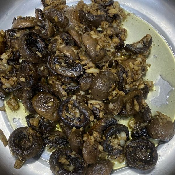 蒜香蘑菇 : Kelly一起做