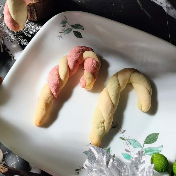 親子廚房～聖誕餅乾之拐杖糖餅乾 : 林怡君一起做