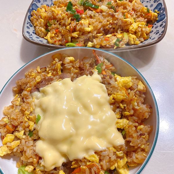 牛肉炒飯：Yan Ling Hu 一起做