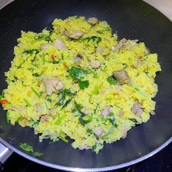 南洋風味薑黃雞飯【一鍋煮】 : 珊珊一起做