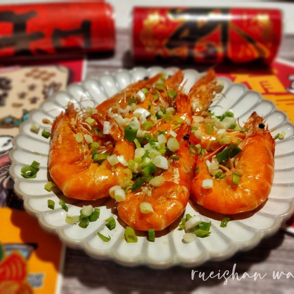 辣炒鮮蝦：瑞珊王 一起做