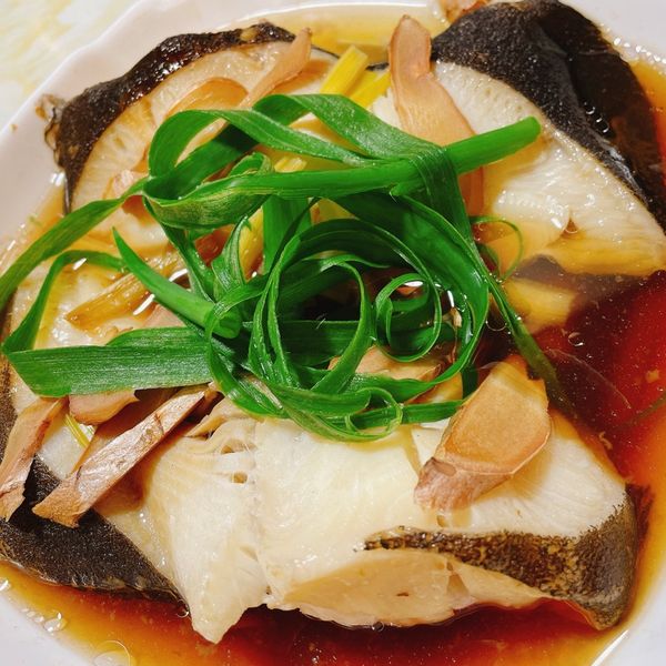 電鍋清蒸鱈魚：小迎 一起做