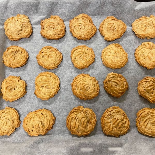 花生餅乾🍪【只要四種材料~無油】 : Angel一起做