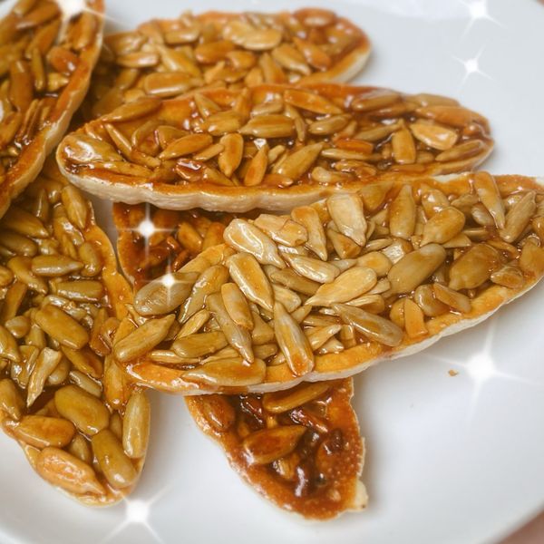 焦糖船型餅(葵瓜子糯米船) : 秀秀一起做