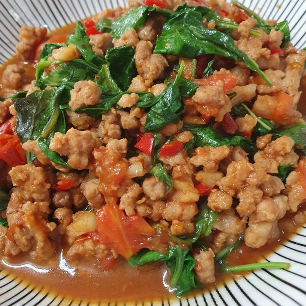 扒完三碗飯! 泰式打拋豬 食譜：呂佳倩 一起做