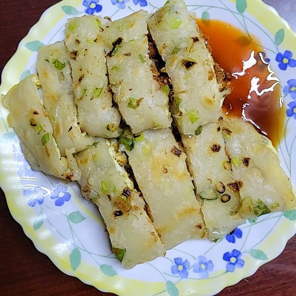 粉漿蛋餅:Tina 一起做