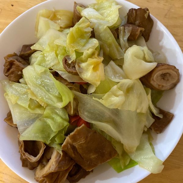 蠔油肥腸高麗菜 : Jo Kuan一起做