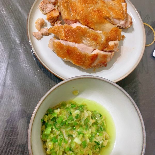 蔥油嫩雞【電鍋版】：羊羊 一起做