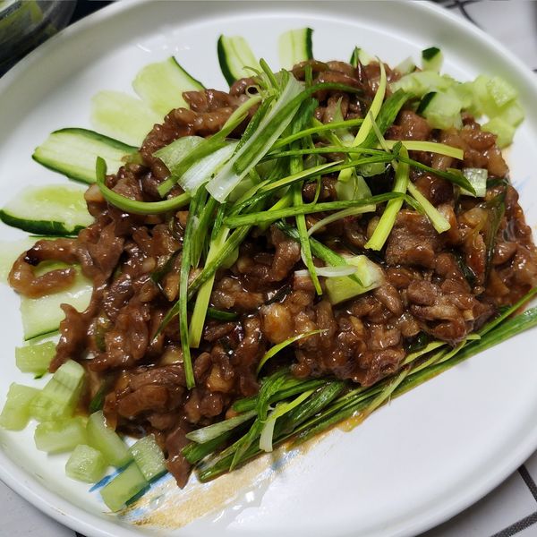 京醬肉絲 / 斤餅 : Elyse一起做