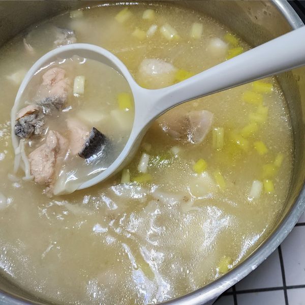 鮭魚味噌湯 : Elyse一起做