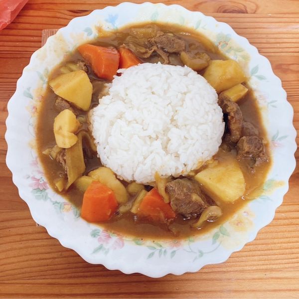 愛就是咖哩～牛肉咖哩飯：TifaLan*小豬🐷 一起做