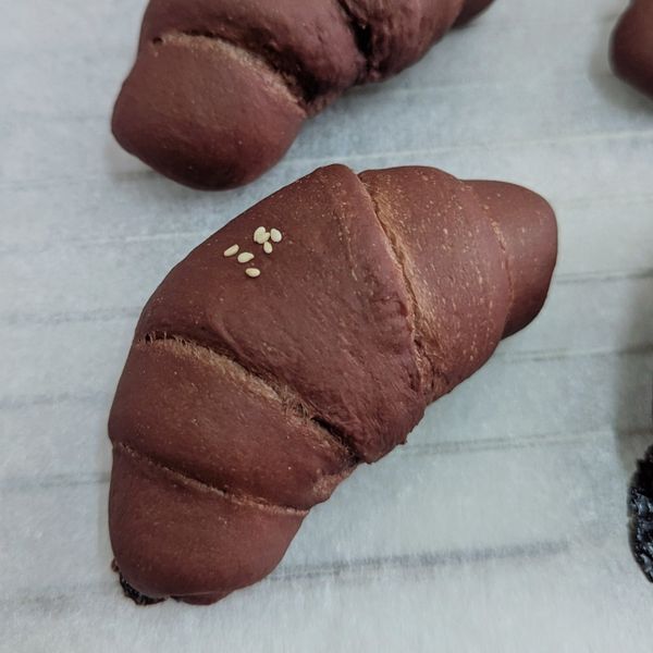 巧克力麵包卷:呱呱 一起做