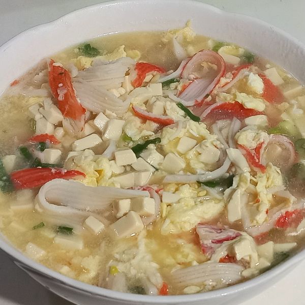 蟹肉羹（低成本年菜）#年菜 : 彭玉嬌一起做