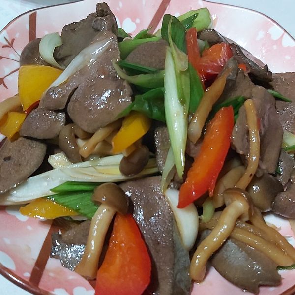 蒜苗炒膽肝~過年剩菜料理 : 楊素凉一起做
