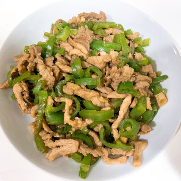 青椒炒肉絲 : Cherry Huang一起做