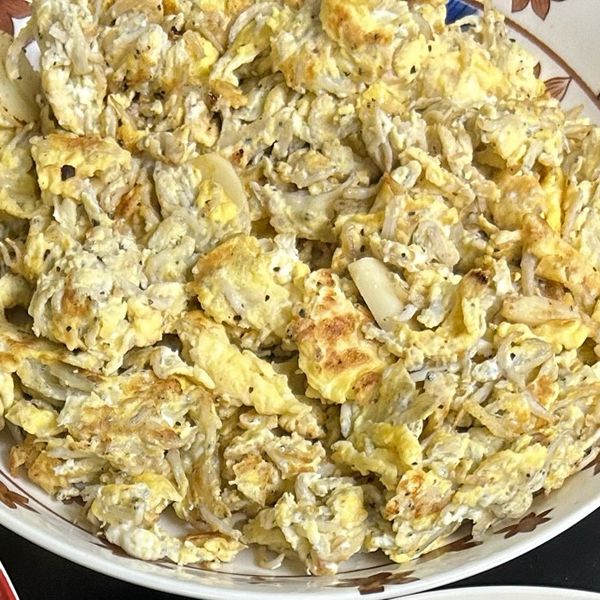 5分鐘上菜～吻仔魚炒蛋 : 羅晴方一起做