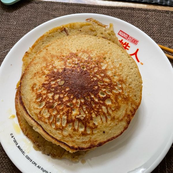 香蕉燕麥鬆餅：淑比 一起做