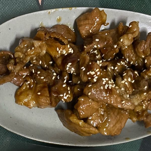 照燒豬肉片 : Mao Jiang一起做