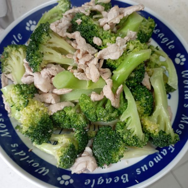 花椰菜炒肉絲 : 李孟真一起做