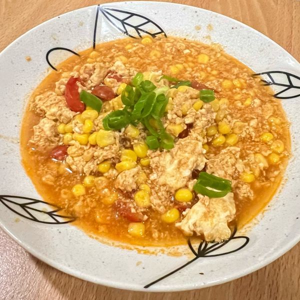 番茄玉米炒蛋 : 芊一起做