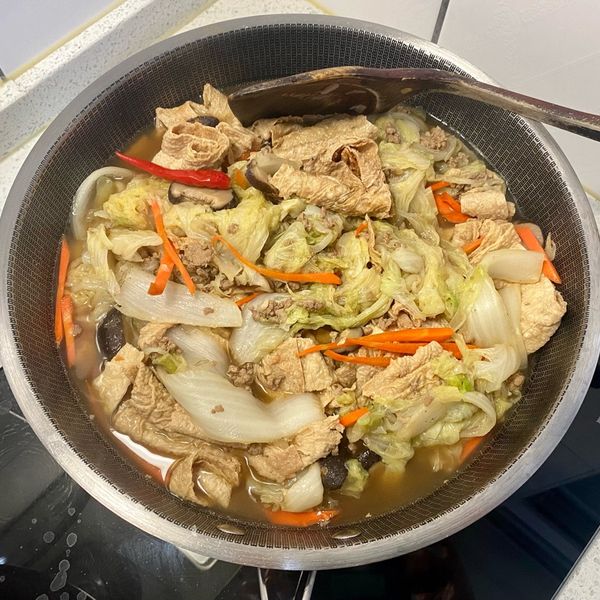 清甜白菜滷 : 羅小胖一起做