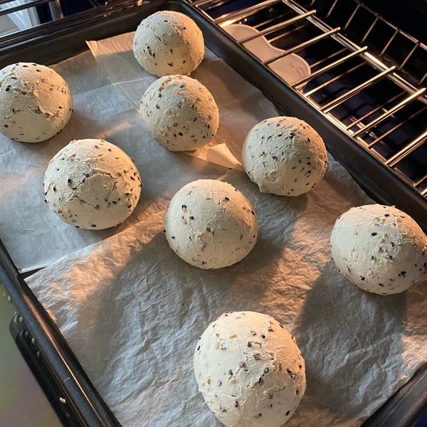 韓國麵包(105T 麵包機) : 小草Livia一起做