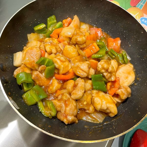 一鍋到底糖醋雞丁 : Rita Hung一起做