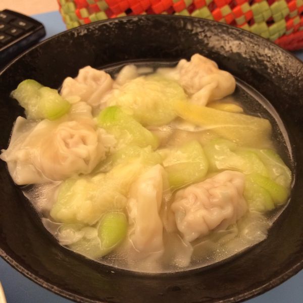 絲瓜餛飩湯 : 陳將美一起做