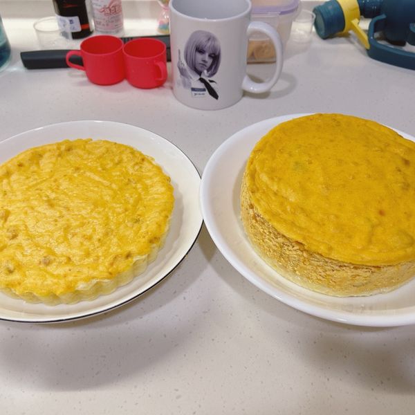 地瓜重乳酪蛋糕:伊娃 一起做