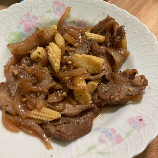 鐵板洋蔥松阪豬：Jenny Lee 一起做