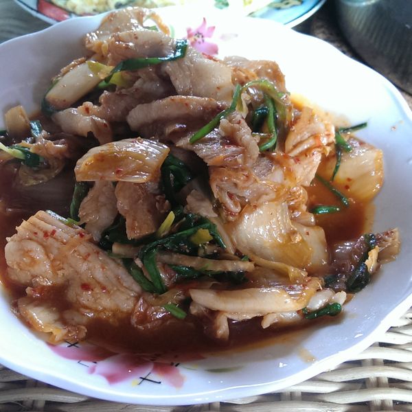 韓式泡菜炒肉片 : 鄒建一起做