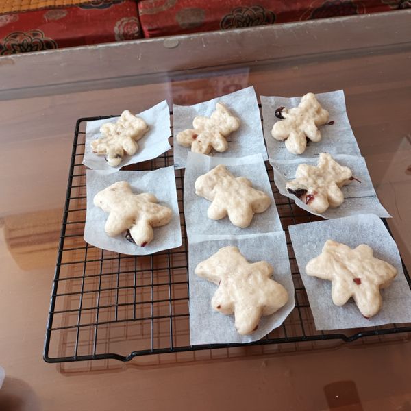 純天然的芋頭饅頭：葉子 一起做