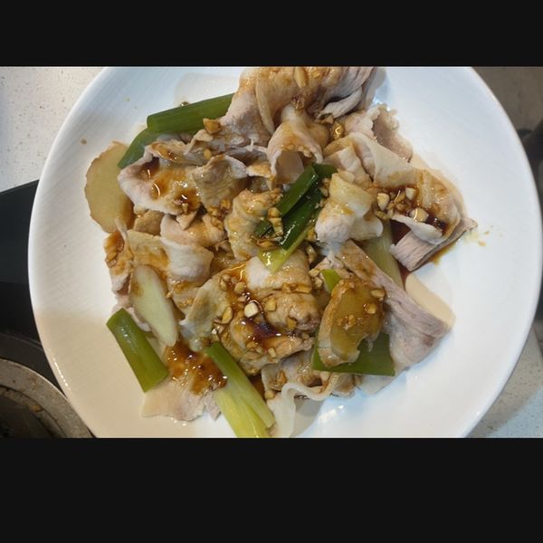 蒜泥白肉：小米 一起做