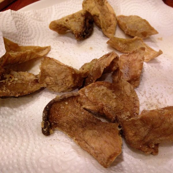 [蔬菜]炸杏鮑菇（兩種炸粉P.K）：阿粒西亞 一起做