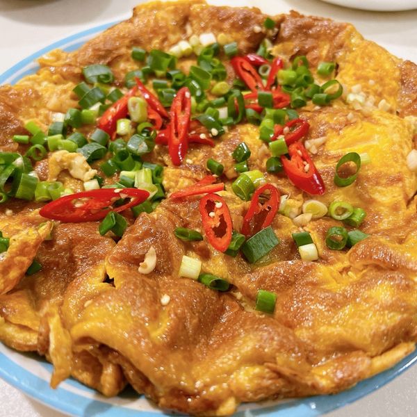 抱蛋豆腐/煎豆腐蛋：烤肉 一起做