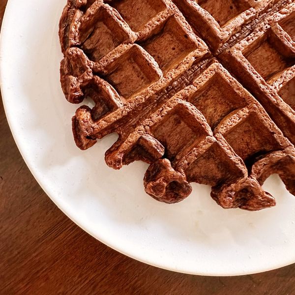 「嚼勁十足」可可糯米華夫饼waffles : 麻由姬一起做