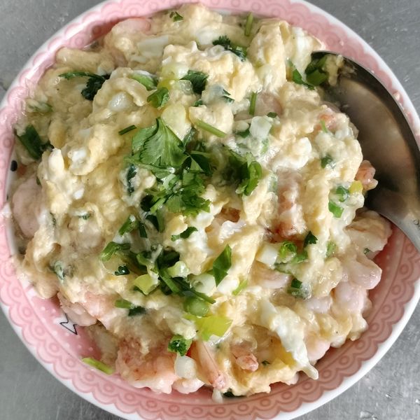 滑蛋蝦仁:陳宥綺 一起做