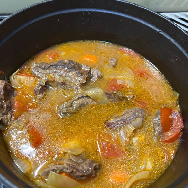 紅燒番茄牛肋條 : Amandine Wu一起做