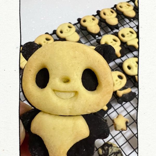 熊貓餅乾(巧克力與香草口味) : Tammy Chang一起做