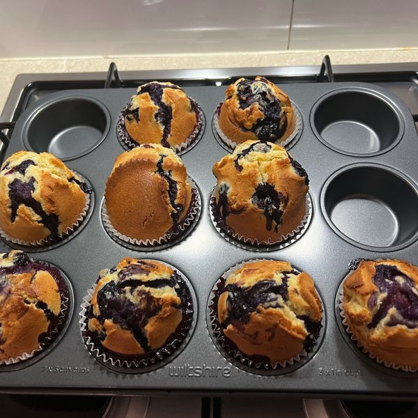 藍莓馬芬blueberry muffin : rosalind一起做