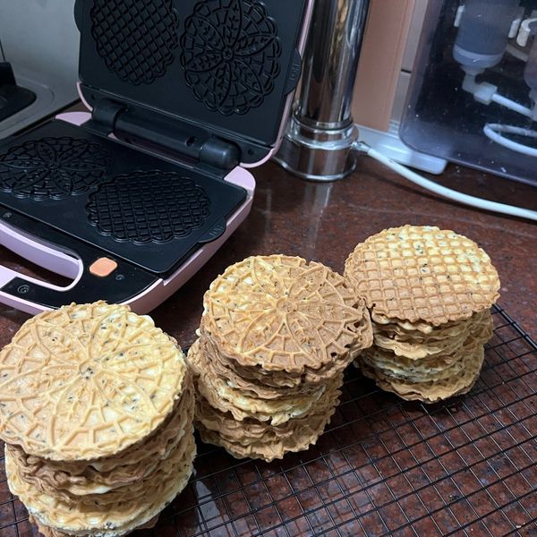 鬆餅機 蕾絲餅乾 極度酥脆版～純蛋白配方：李欣儀 一起做