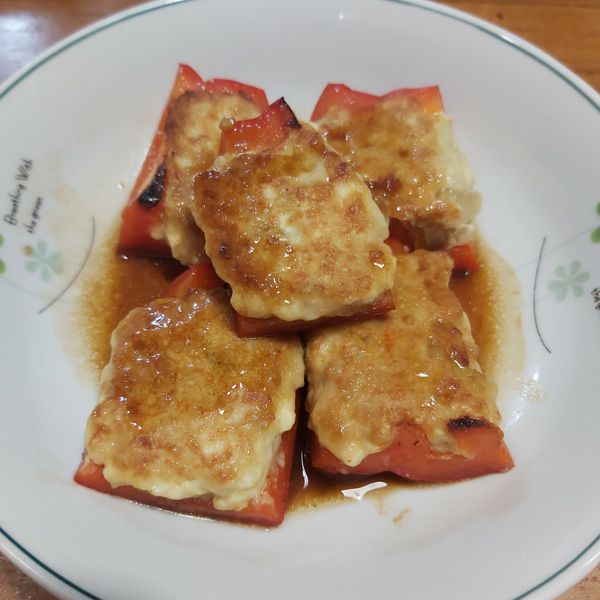 雙色甜椒鑲肉：Nina Chen 一起做