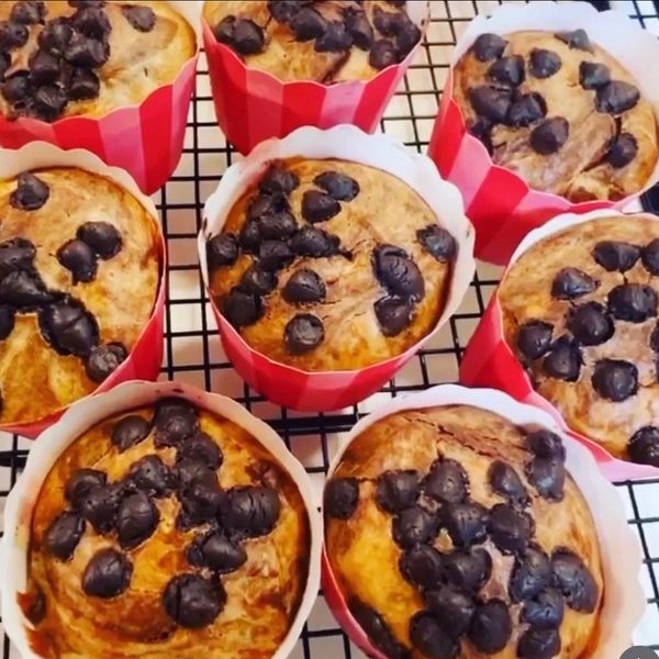 簡易版巧克力肉桂香蕉蛋糕 : Kiki Tseng一起做