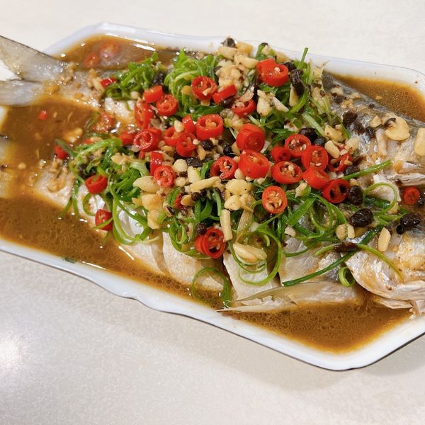 蒜香蒸魚 : 烤肉一起做