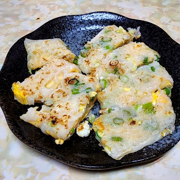 粉漿蛋餅:Candy Lu 一起做